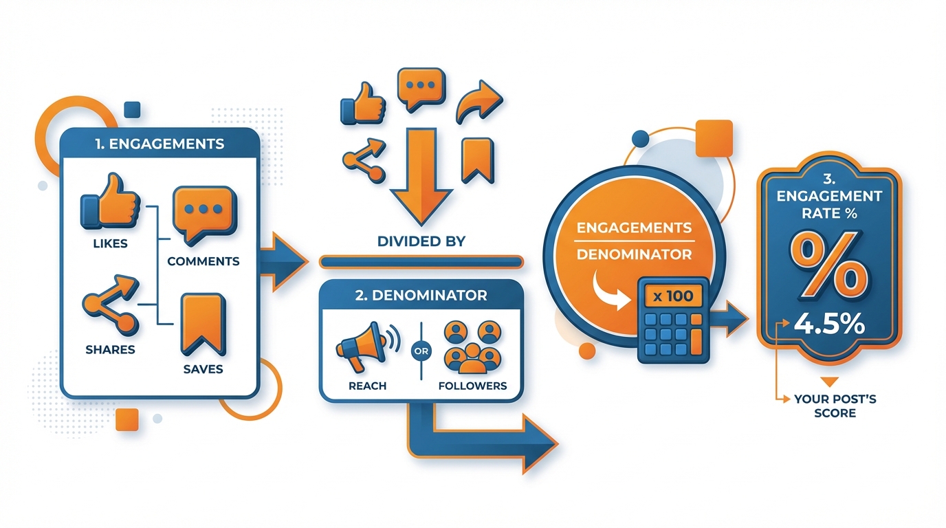 Single Post Engagement Calculation