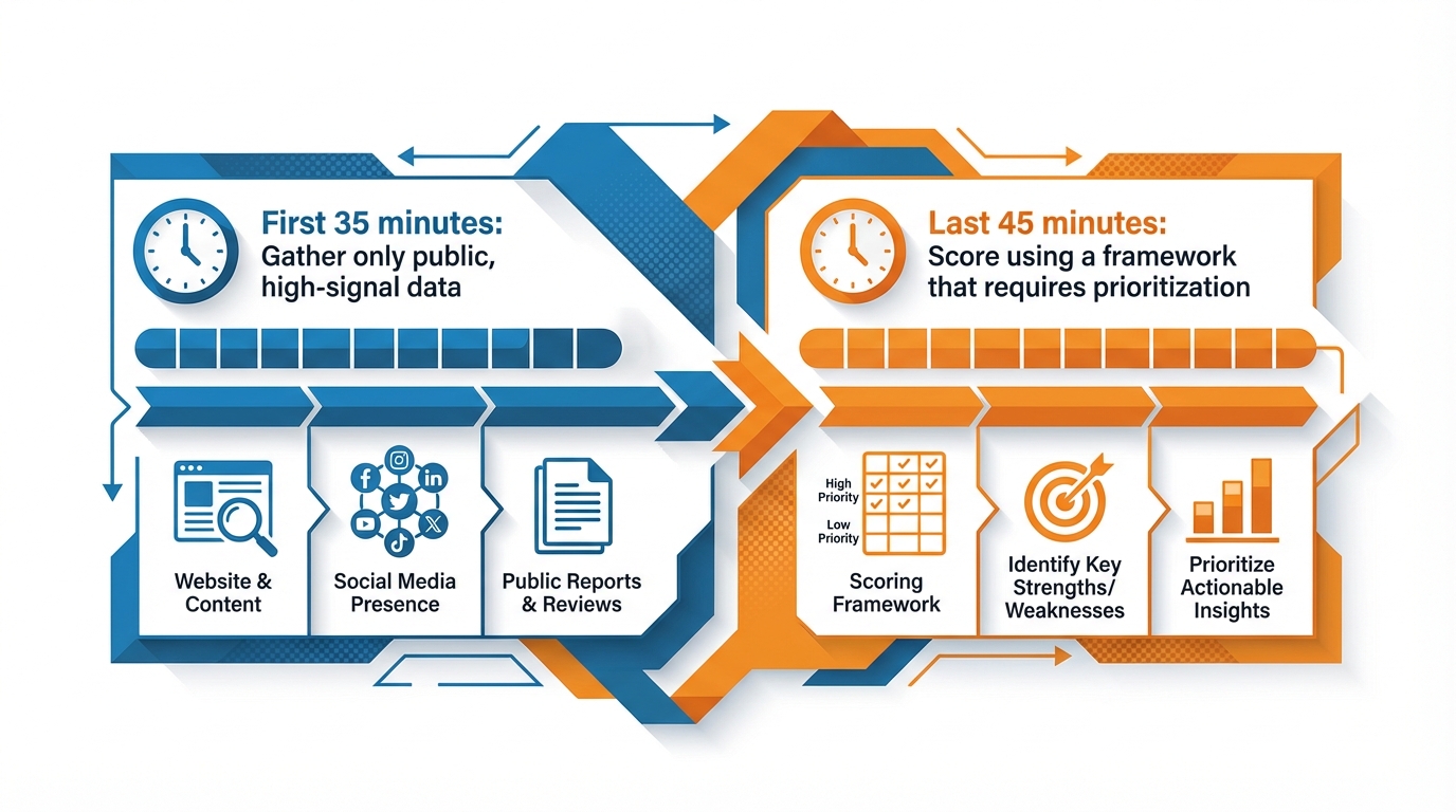 Benchmarking 90-Minute Process Flow