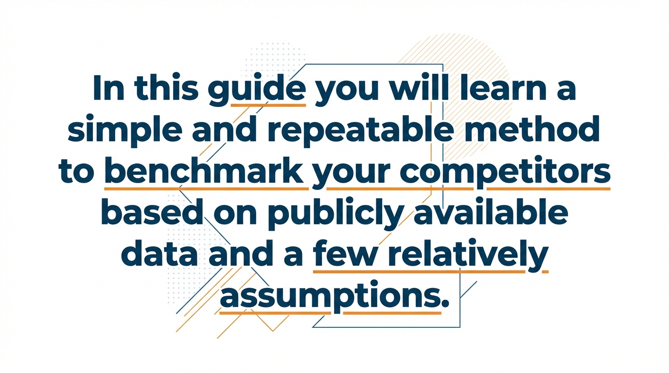 Competitor Benchmarking Method Quote
