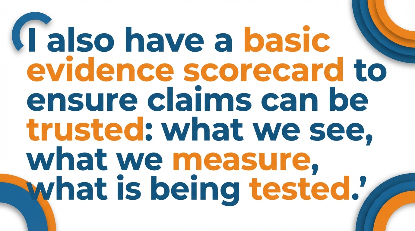 Evidence Scorecard Quote Card