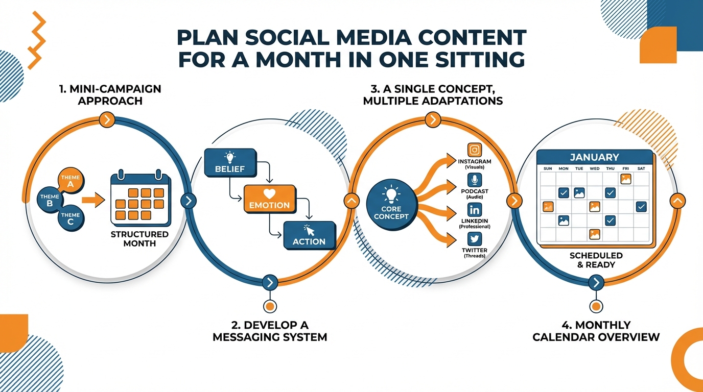 Social Media Content Planning Infographic