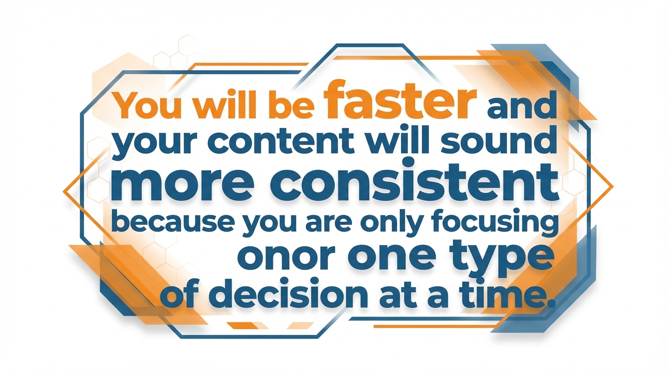 Consistent Content Faster Quote