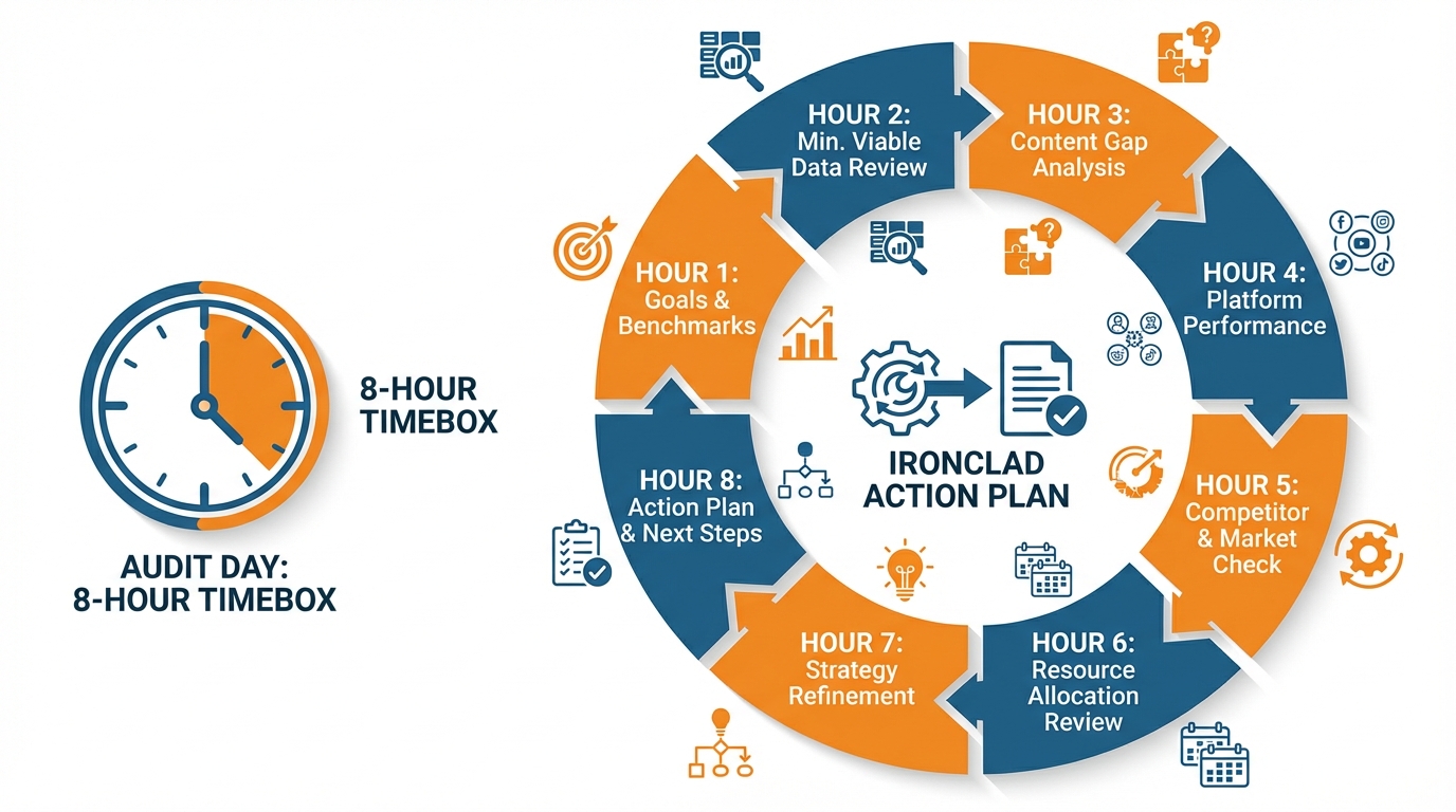Hour-by-hour audit plan